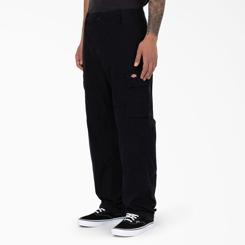 Dickies Eagle Bend Relaxed Fit Double Knee Cargo Pants Black ID-2f2SsYrE