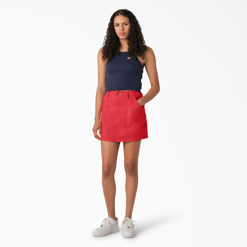 Dickies High Waisted Carpenter Skirt Bittersweet ID-2hftqRoy