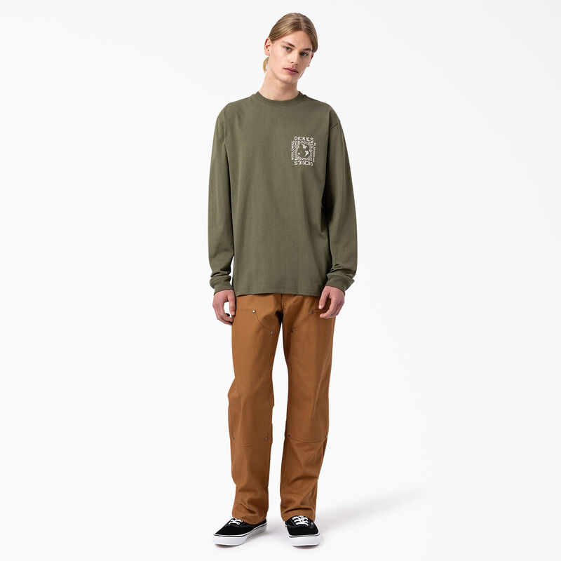 Dickies Marbury Long Sleeve T-Shirt Military Green ID-2iCvMyEG