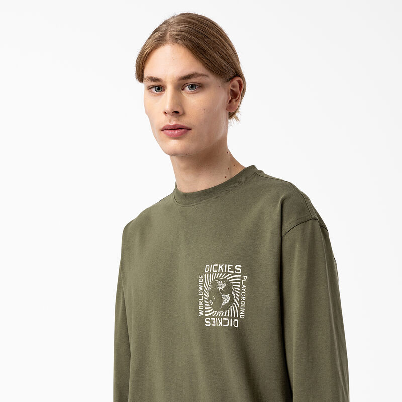 Dickies Marbury Long Sleeve T-Shirt Military Green ID-2iCvMyEG