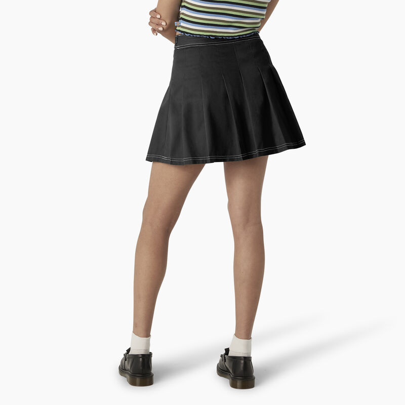 Dickies Twill Pleated Skirt Black ID-2lEGxjCy
