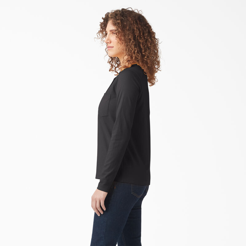 Dickies Heavyweight Henley Black ID-2s7vA1xY