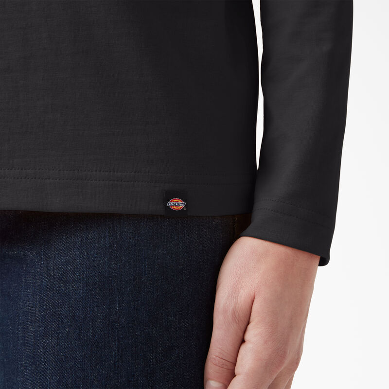 Dickies Heavyweight Henley Black ID-2s7vA1xY