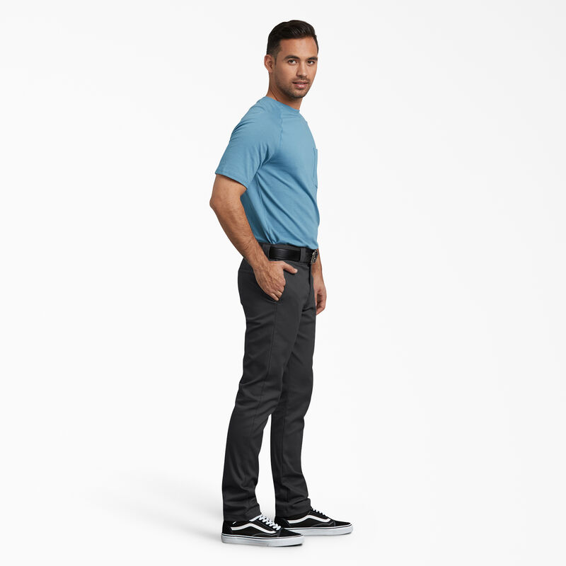 Dickies Slim Fit Skinny Leg Twill Work Pants Black ID-2y4kq63k