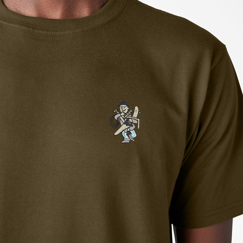 Dickies Skateboarding DIY Skate Graphic T-Shirt Dark Olive ID-33mSxwH2