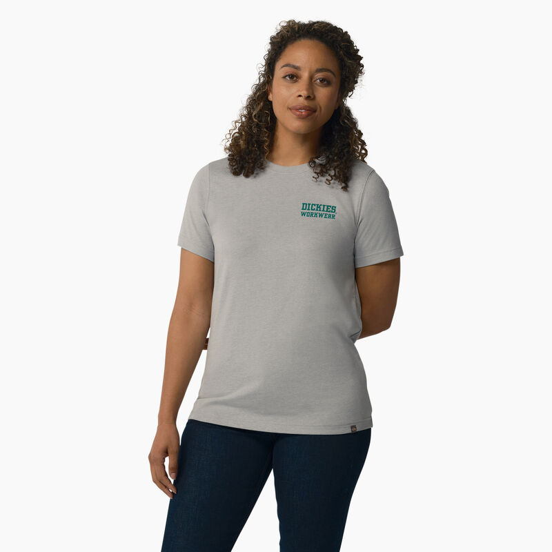 Dickies Heavyweight Workwear Graphic T-Shirt Heather Gray ID-3Dd915GS