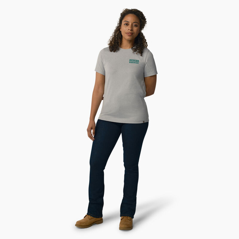 Dickies Heavyweight Workwear Graphic T-Shirt Heather Gray ID-3Dd915GS