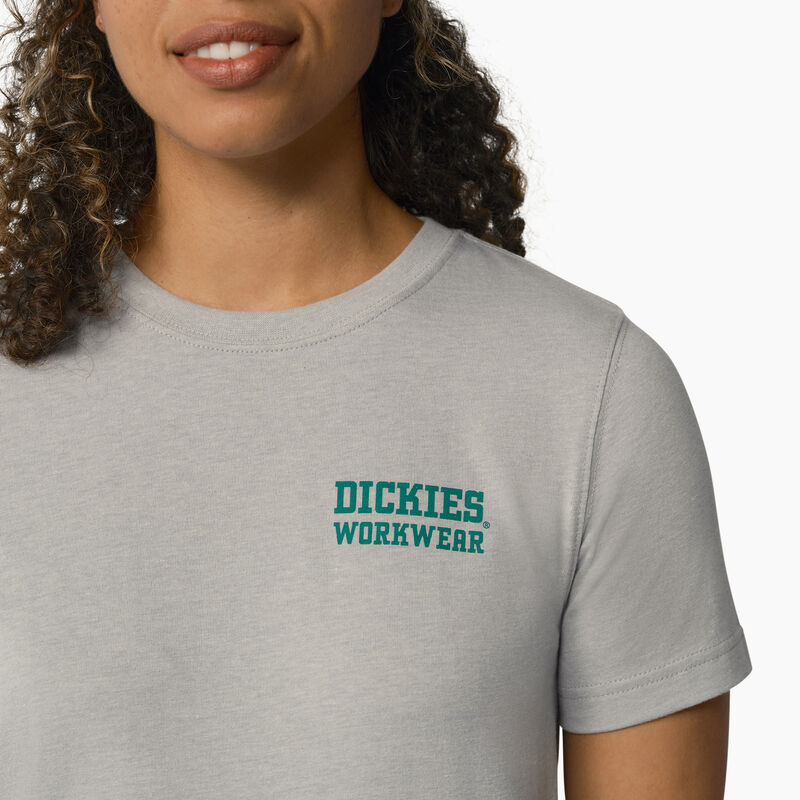 Dickies Heavyweight Workwear Graphic T-Shirt Heather Gray ID-3Dd915GS