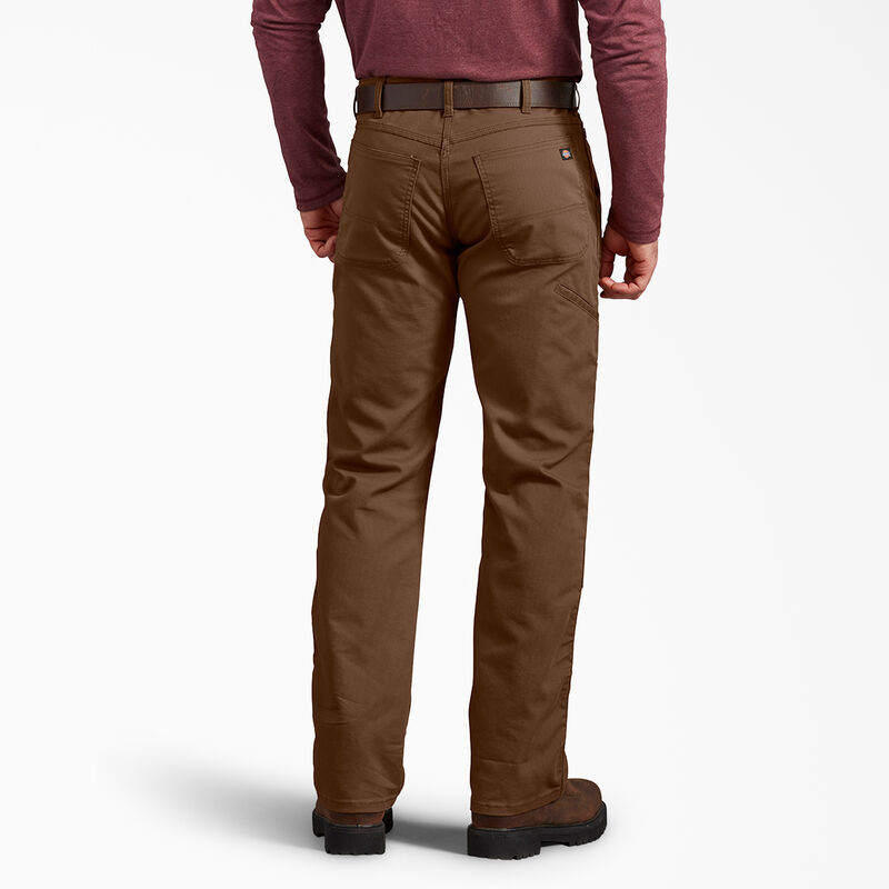 Dickies Regular Fit Duck Double Knee Pants Stonewashed Timber Brown ID-3JrxfQS7