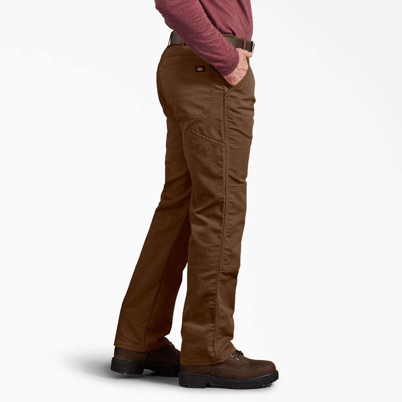 Dickies Regular Fit Duck Double Knee Pants Stonewashed Timber Brown ID-3JrxfQS7