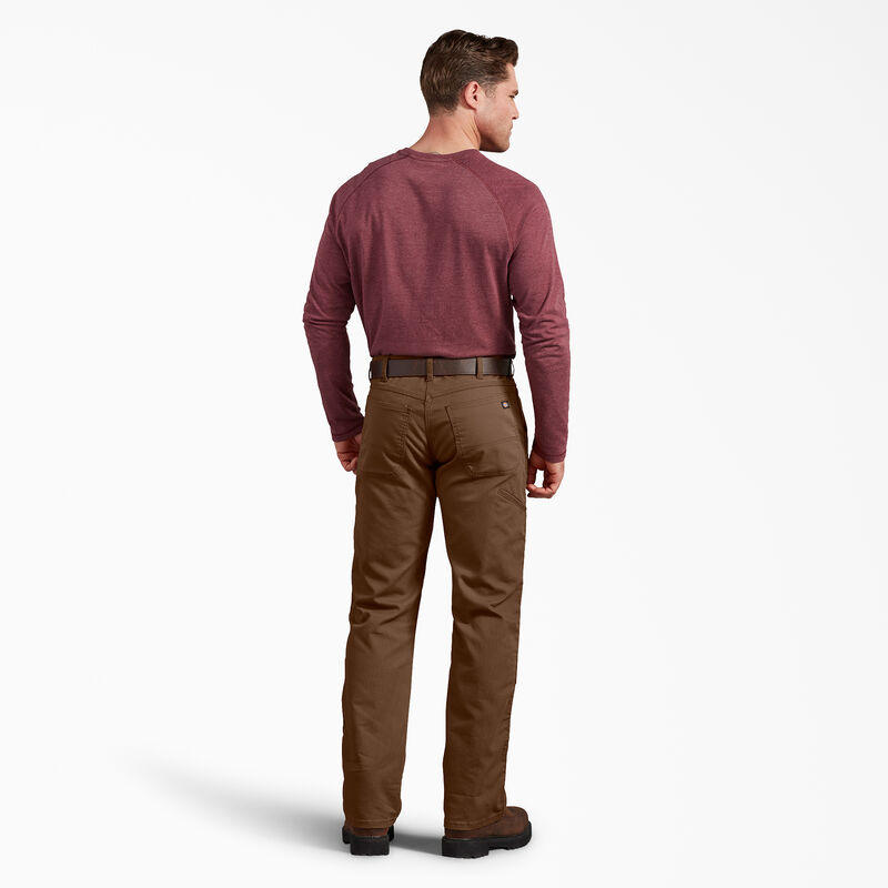 Dickies Regular Fit Duck Double Knee Pants Stonewashed Timber Brown ID-3JrxfQS7