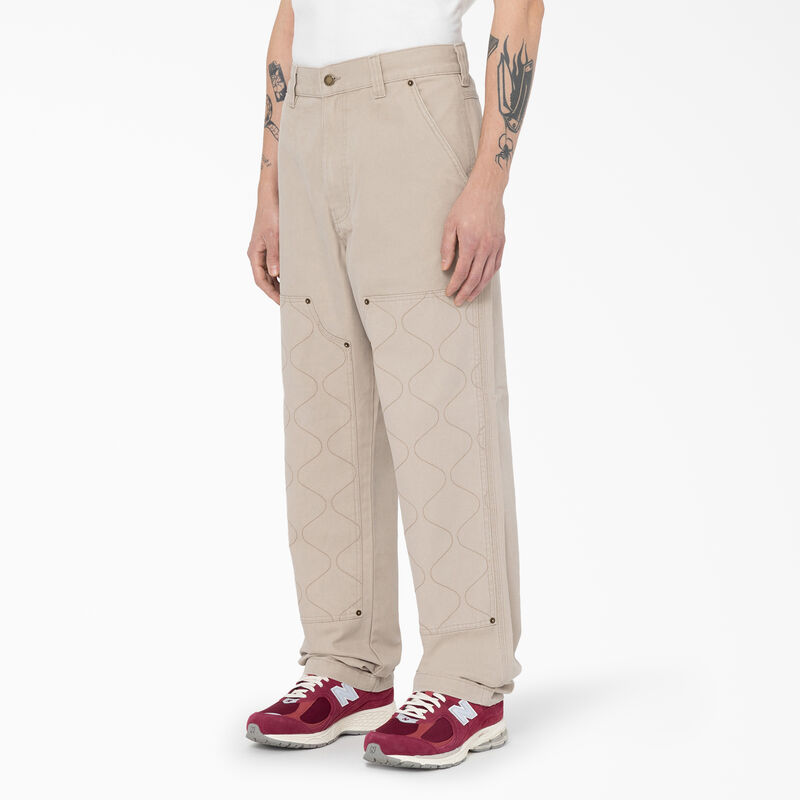 Dickies Thorsby Relaxed Fit Double Knee Pants Sandstone ID-3Kbp9255