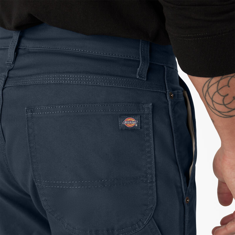 Dickies FLEX Regular Fit Duck Carpenter Pants Stonewashed Dark Navy ID-3Lx2NhrD