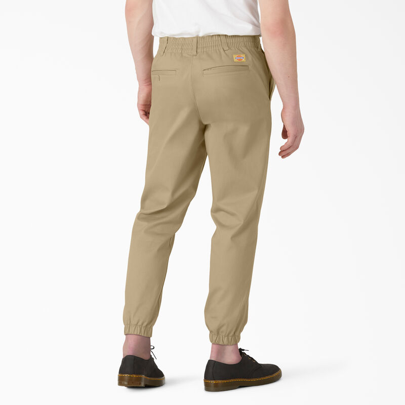Dickies Regular Fit Cropped Jogger Work Pants Khaki ID-3QBbgD7w
