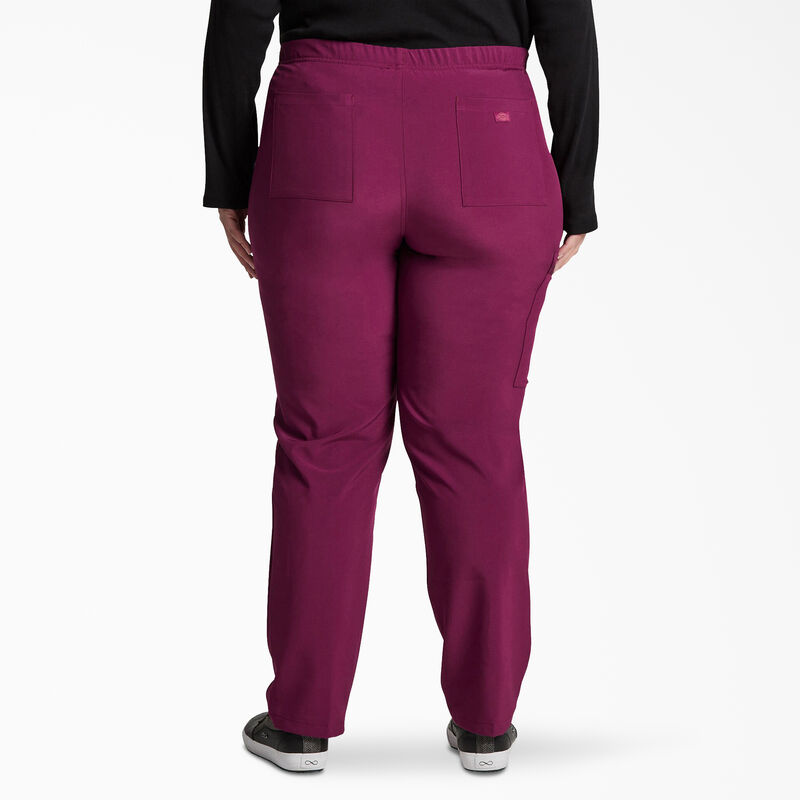 Dickies Unisex EDS Essentials Natural Rise Tapered Leg Scrub Pants Wine ID-3TVFTPZF