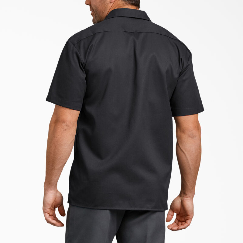 Dickies Relaxed Fit Short Sleeve Work Shirt Black ID-3mjZXNLd