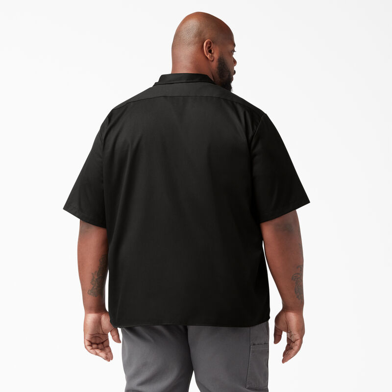 Dickies Relaxed Fit Short Sleeve Work Shirt Black ID-3mjZXNLd