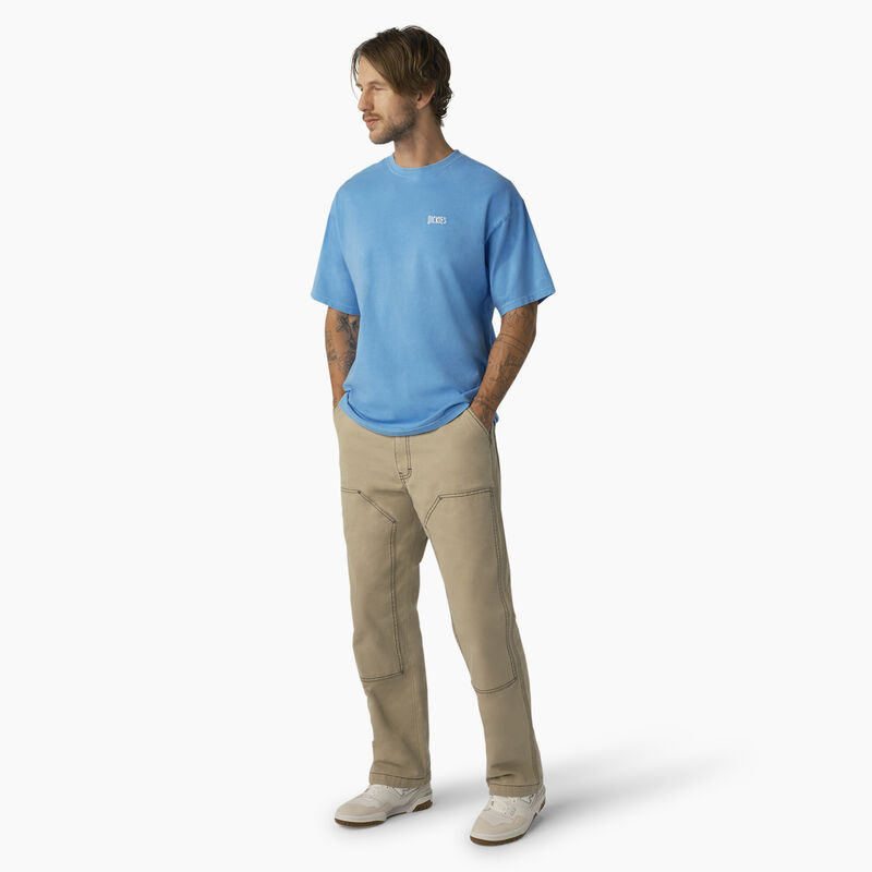 Dickies Bandon Short Sleeve T-Shirt Azure Blue Pigment Wash ID-3oN0wvBg