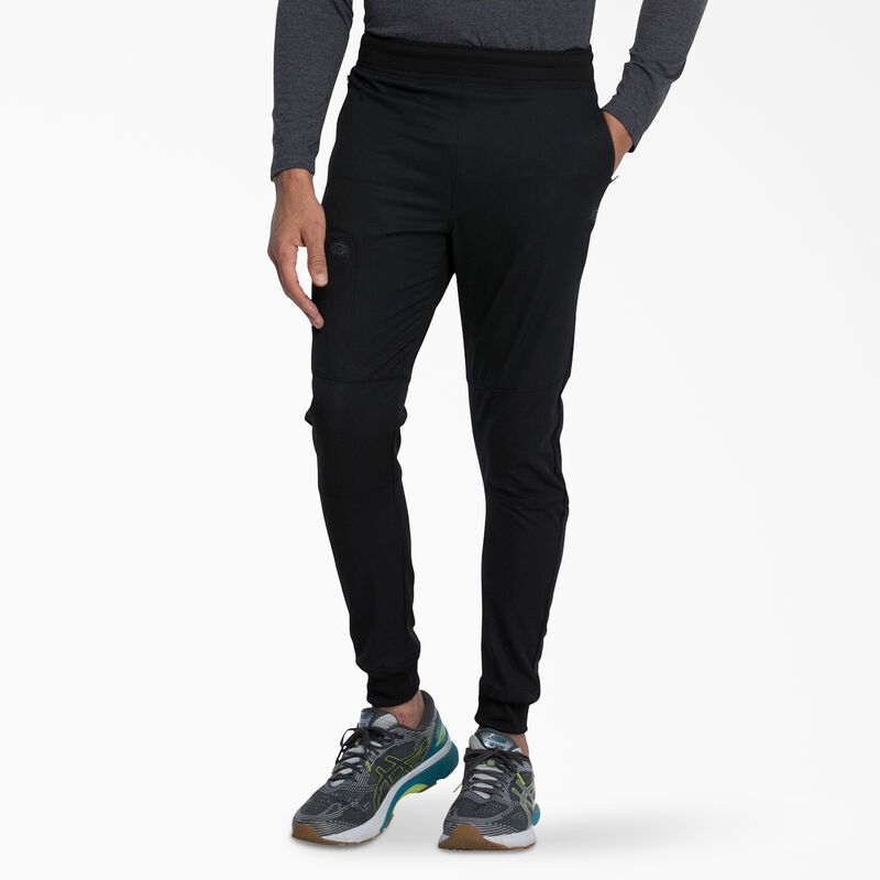 Dickies Men's Dynamix Natural Rise Jogger Scrub Pants Black ID-3vry8T8N