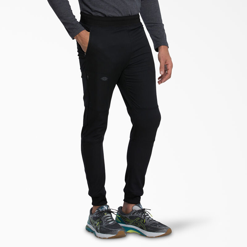 Dickies Men's Dynamix Natural Rise Jogger Scrub Pants Black ID-3vry8T8N
