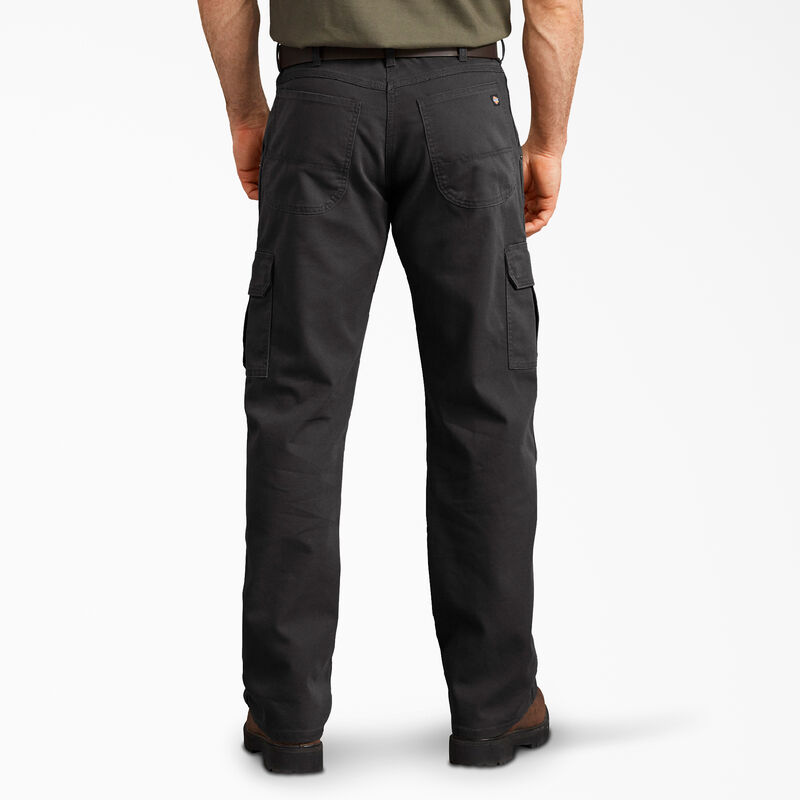 Dickies Regular Fit Duck Cargo Pants Stonewashed Black ID-47LDpSOI
