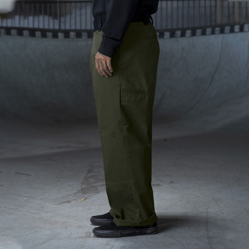 Dickies Ronnie Sandoval Loose Fit Double Knee Pants Olive Green/Black Color Block ID-4AVfi9Tt