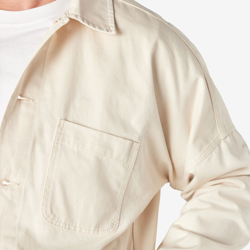 Dickies 1922 Drop Shoulder Shirt Jacket Rinsed Natural ID-4VsCu5IC