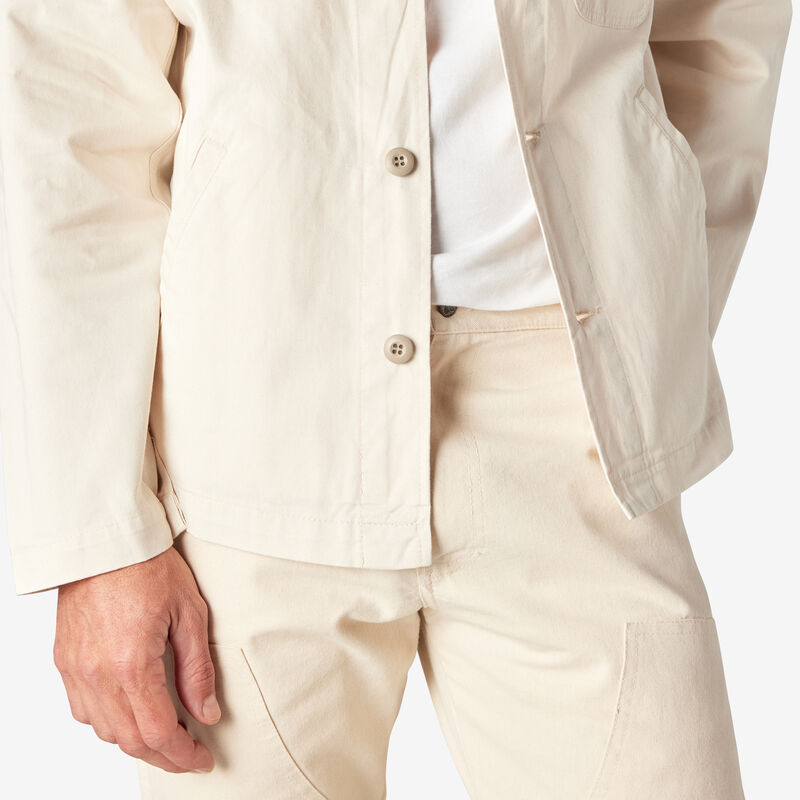 Dickies 1922 Drop Shoulder Shirt Jacket Rinsed Natural ID-4VsCu5IC
