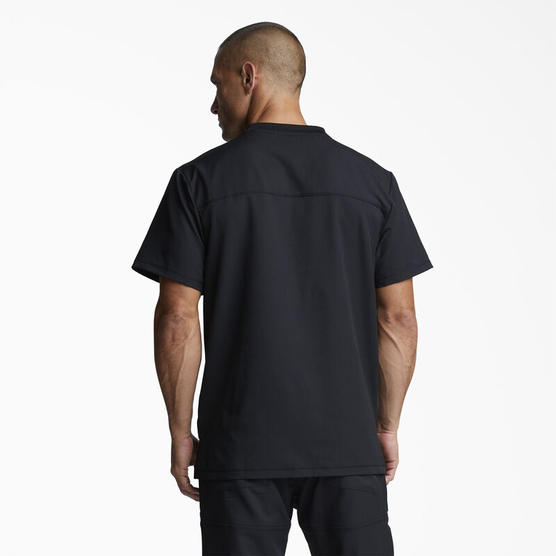 Dickies Men's Dynamix V-Neck Scrub Top Black ID-4XziLo5c