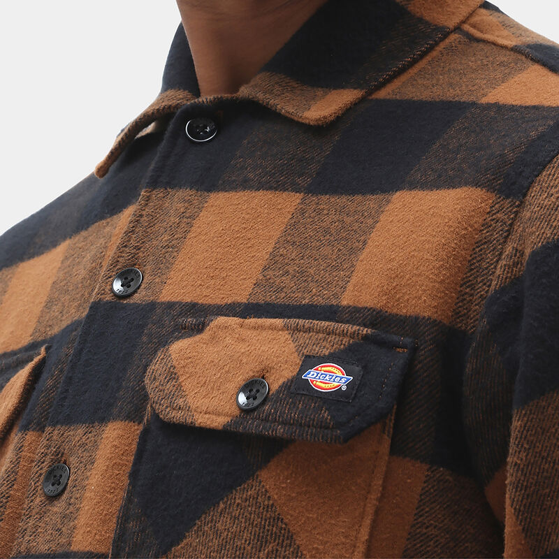 Dickies Sacramento Shirt Black/Brown Duck Plaid ID-4YJTOwhT