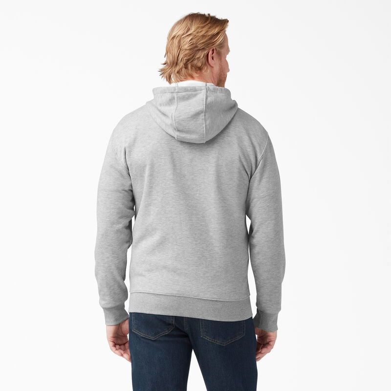 Dickies Midweight Fleece Zip Hoodie Heather Gray ID-4dSfBwtT