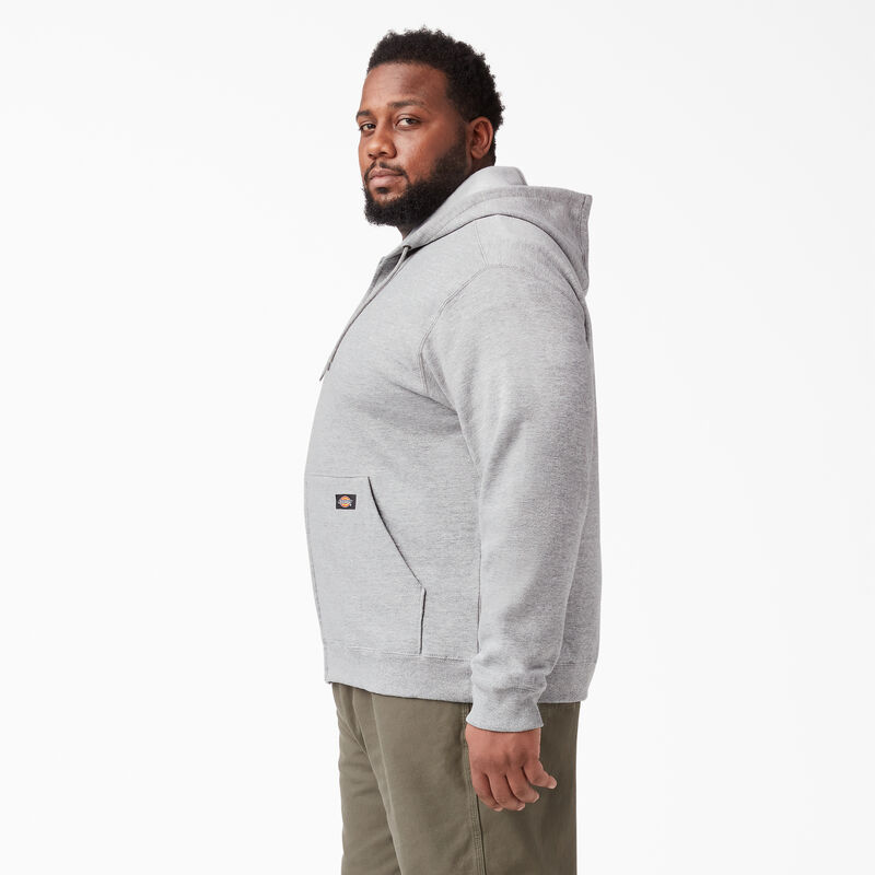 Dickies Midweight Fleece Zip Hoodie Heather Gray ID-4dSfBwtT