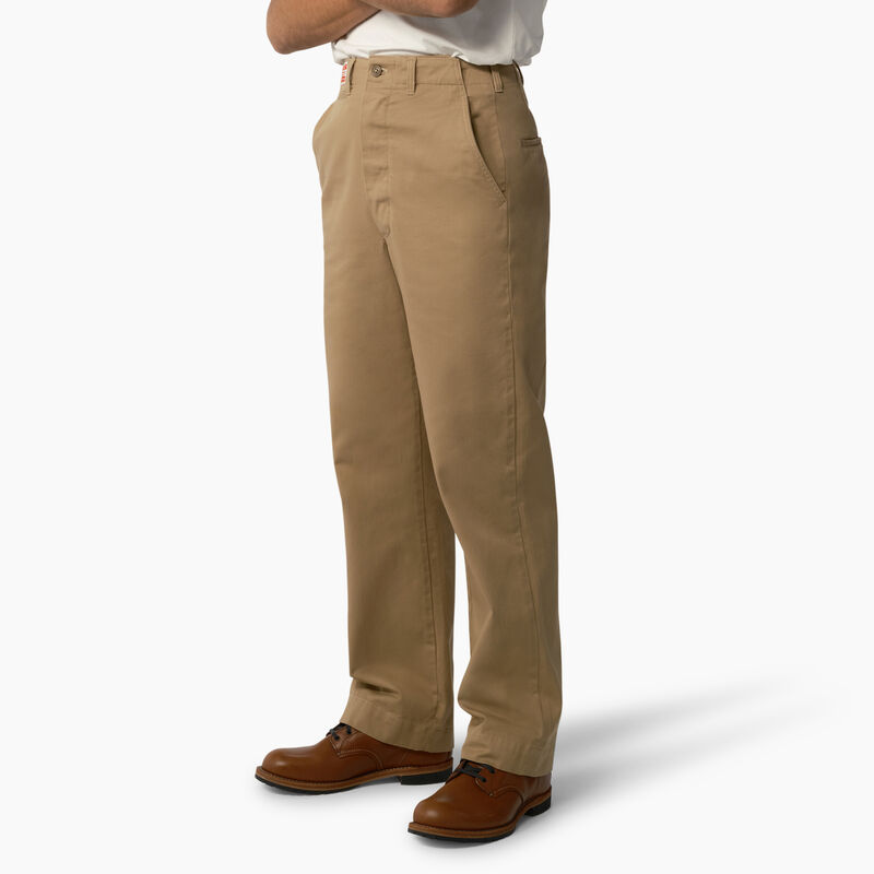 Dickies 1922 Vintage Fit Military Pants Rinsed Cramerton Sun Tan ID-4hlBWjNI