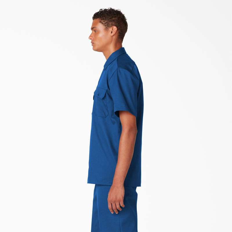 Dickies Short Sleeve Work Shirt Royal Blue ID-4oyKoqb8