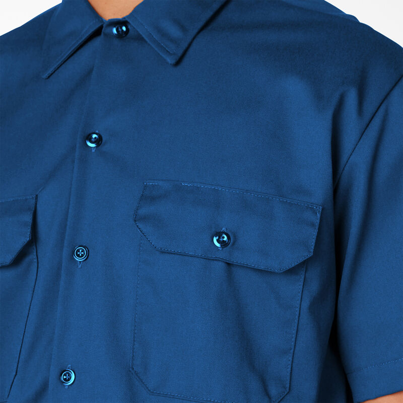 Dickies Short Sleeve Work Shirt Royal Blue ID-4oyKoqb8