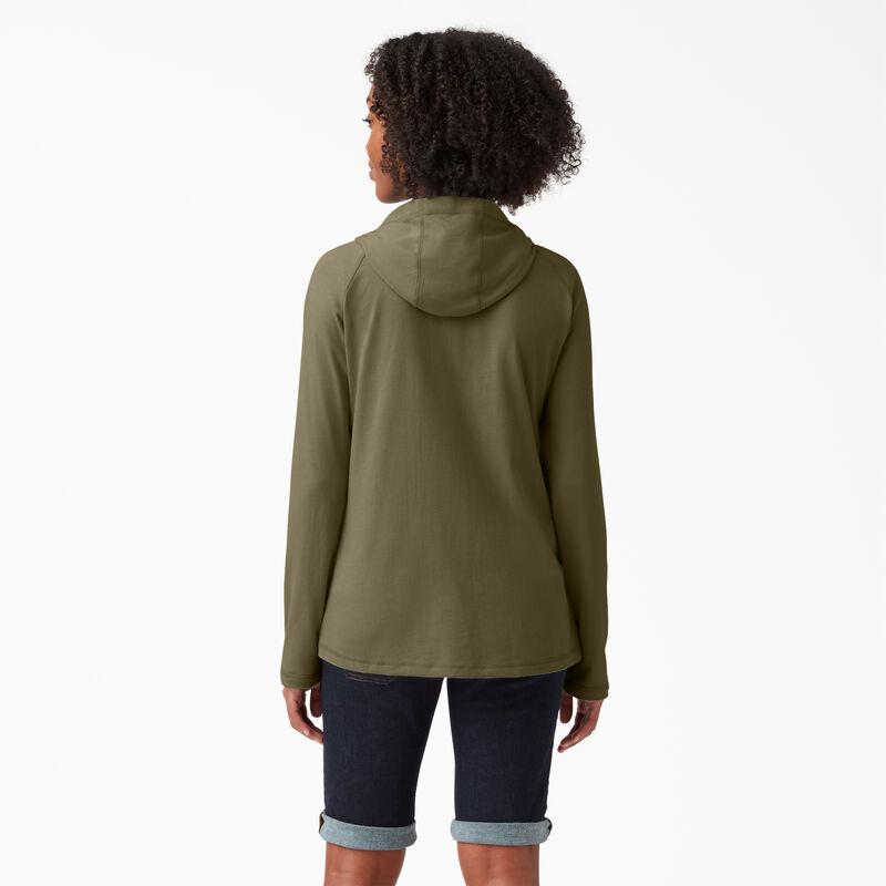 Dickies Cooling Performance Sun Shirt Military Green Heather ID-54EwzQKr