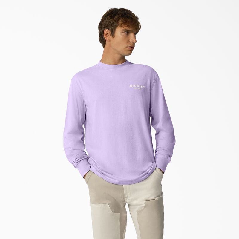 Dickies Oatfield Long Sleeve T-Shirt Purple Rose ID-55fr5Wtz