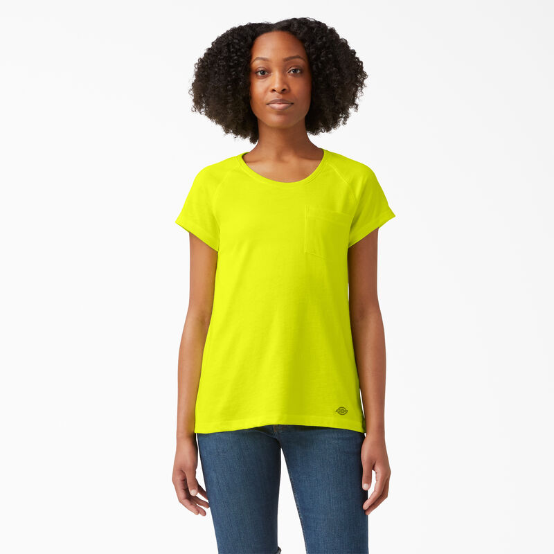 Dickies Cooling Short Sleeve Pocket T-Shirt Bright Yellow ID-59sz04Mg