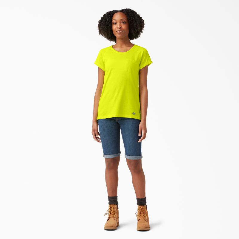 Dickies Cooling Short Sleeve Pocket T-Shirt Bright Yellow ID-59sz04Mg