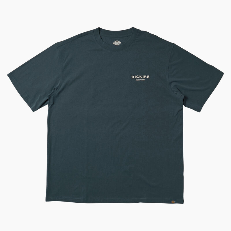 Dickies Oatfield Short Sleeve T-Shirt Airforce Blue ID-5MVr6zTi