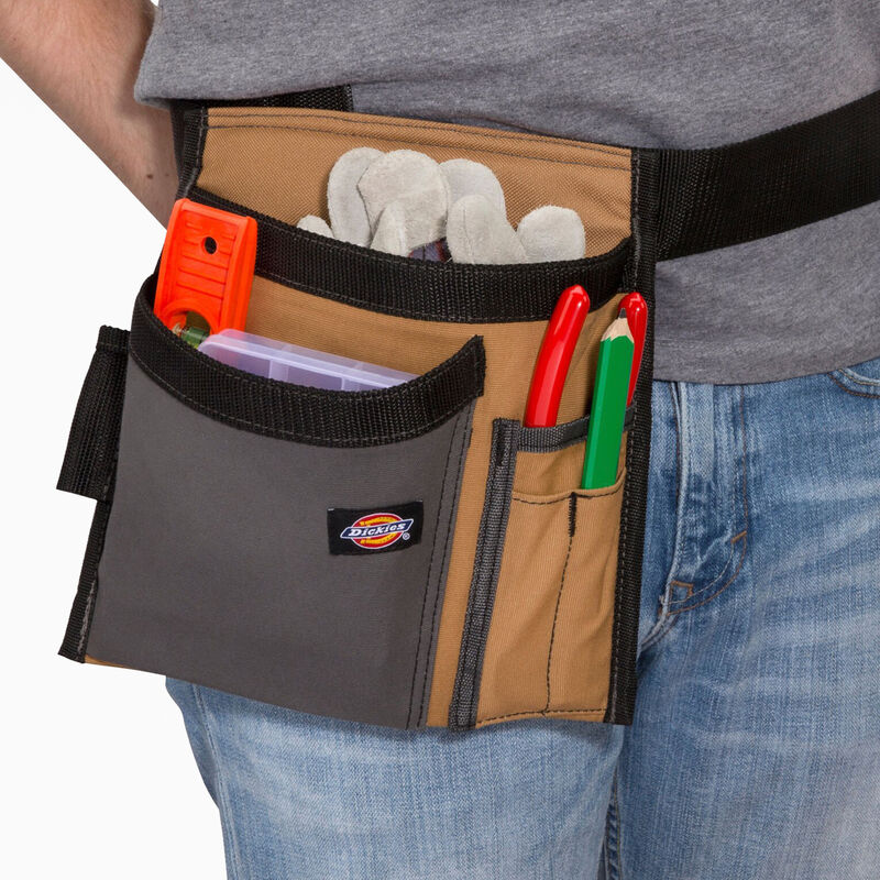 Dickies 5-Pocket Work Apron with Tool Pouch Brown Duck ID-5R4ox6AR