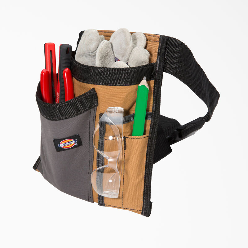 Dickies 5-Pocket Work Apron with Tool Pouch Brown Duck ID-5R4ox6AR