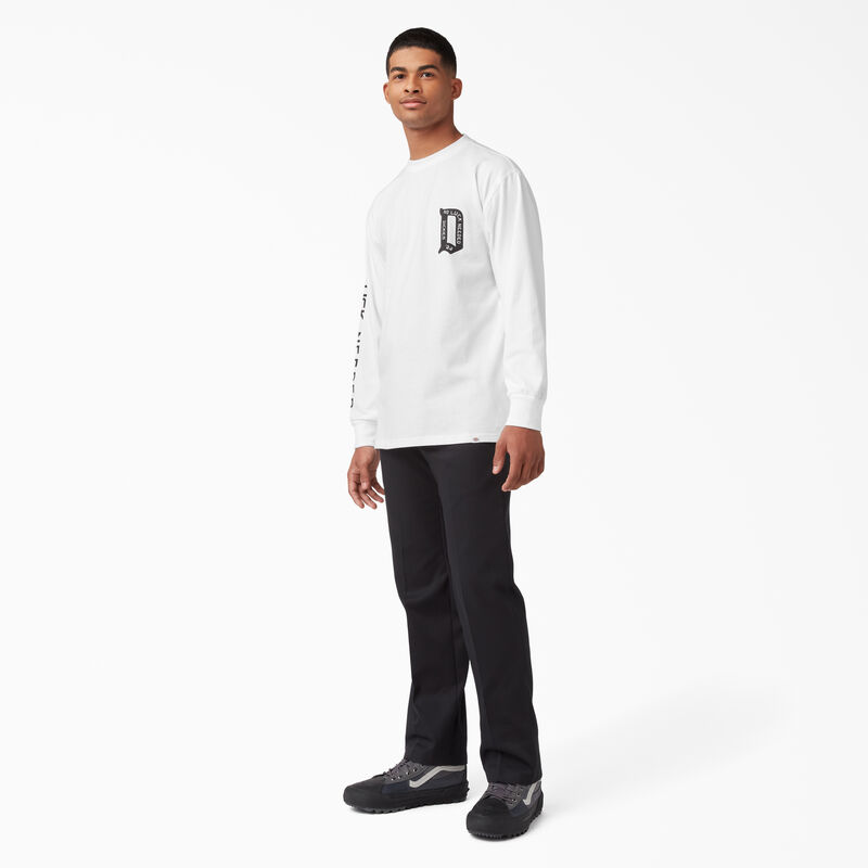 Dickies Union Springs Long Sleeve T-Shirt White ID-5UBEFqny