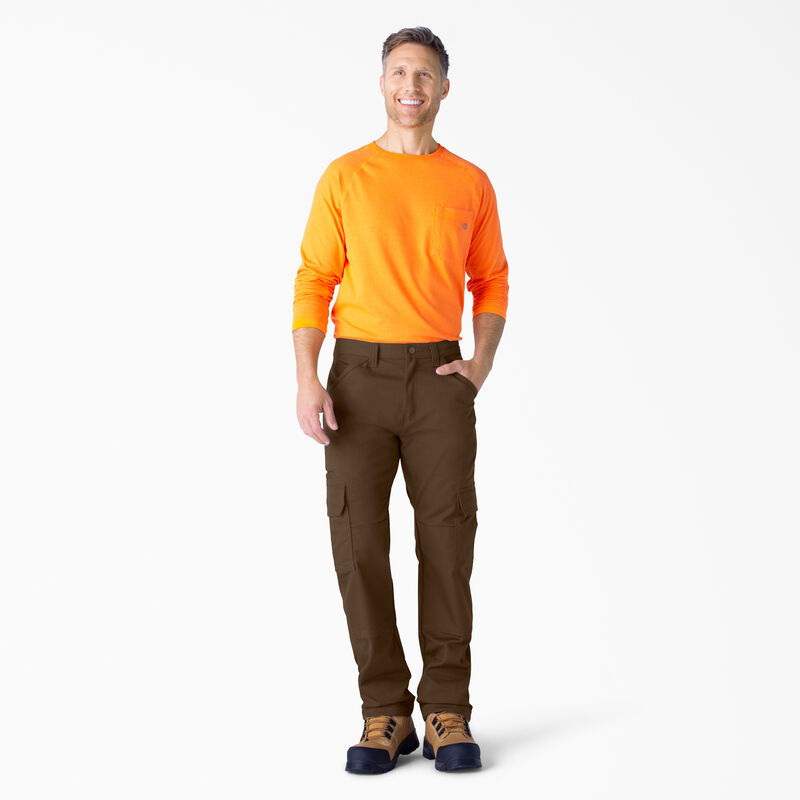 Dickies FLEX DuraTech Relaxed Fit Duck Cargo Pants Timber Brown ID-5XMfbXbZ