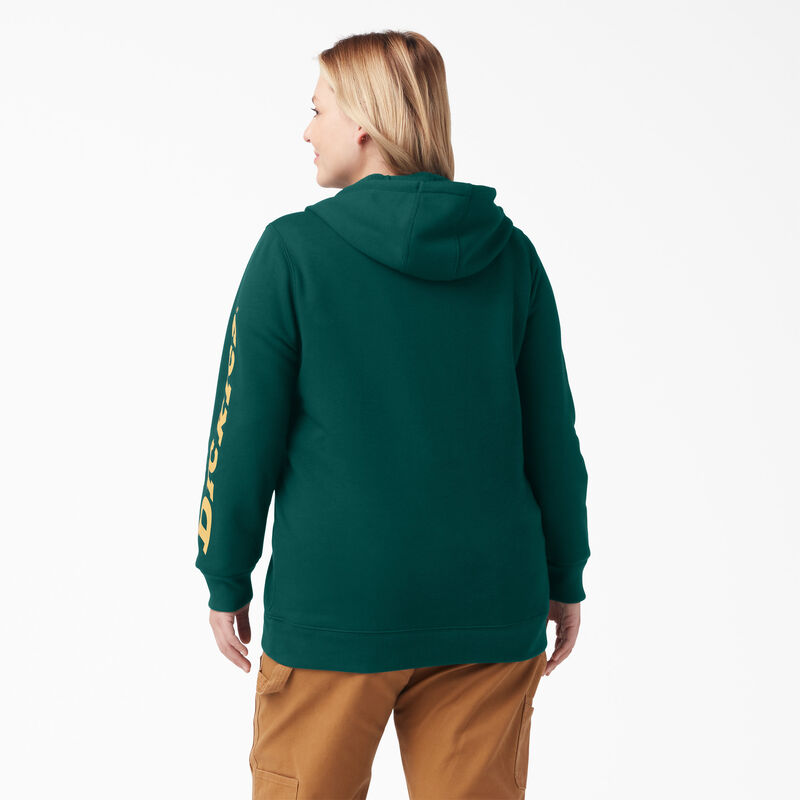 Dickies Plus Heavyweight Logo Sleeve Pullover Forest Green ID-5d6hmEwJ