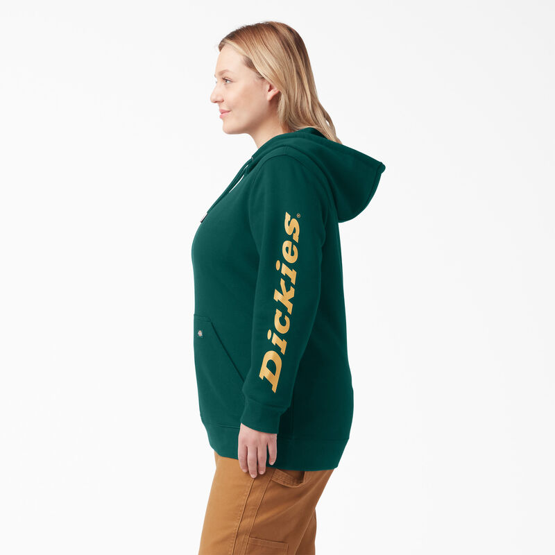 Dickies Plus Heavyweight Logo Sleeve Pullover Forest Green ID-5d6hmEwJ