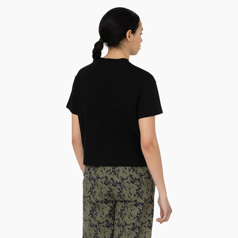 Dickies Oakport Cropped T-Shirt Black ID-5fa2Hr1x