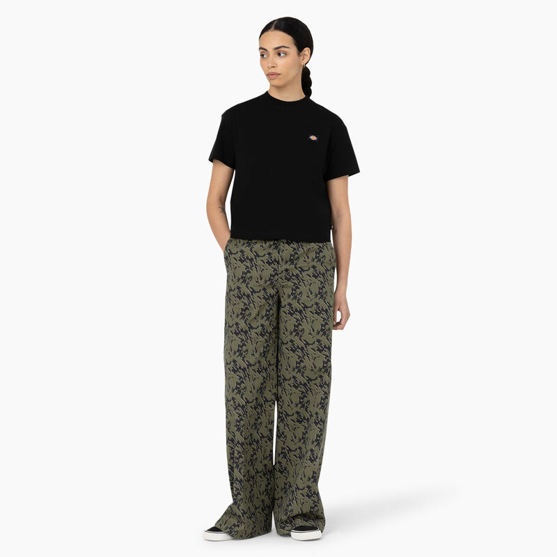 Dickies Oakport Cropped T-Shirt Black ID-5fa2Hr1x