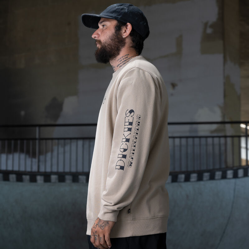 Dickies Ronnie Sandoval Relaxed Fit Sweatshirt Desert Sand ID-5gcgfz3z