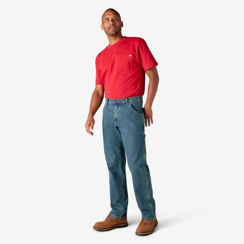 Dickies Relaxed Fit Carpenter Jeans Heritage Tinted Khaki ID-5kjug3jG